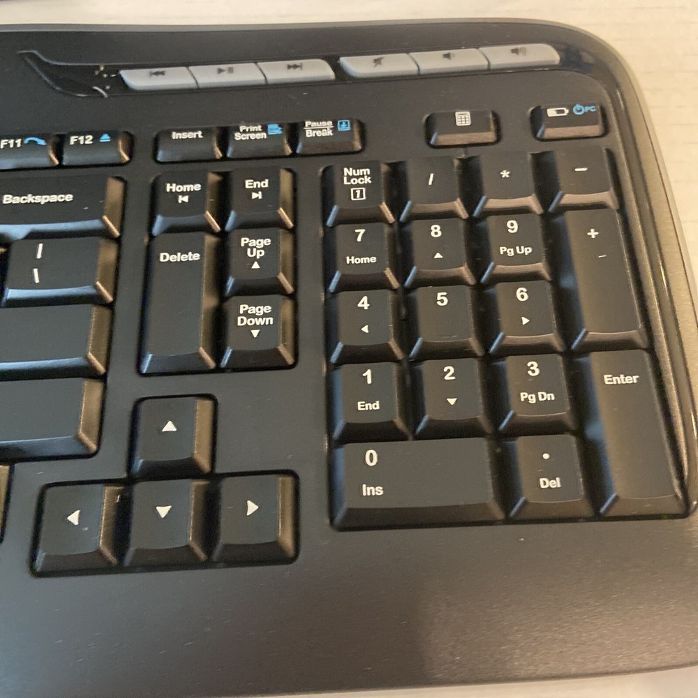 Logitech MK300 Wireless Desktop Keyboard Mouse Receiver Tested Working/ Computer