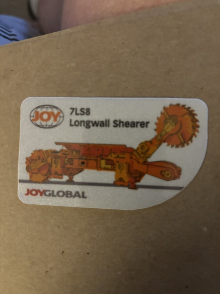 joy coal mining stickers