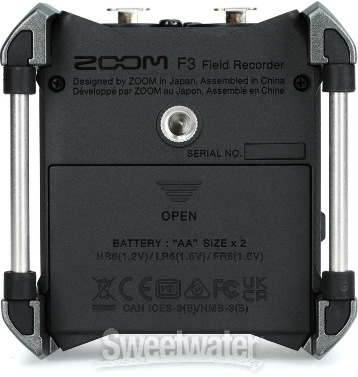 Zoom F3 2-input Field Recorder
