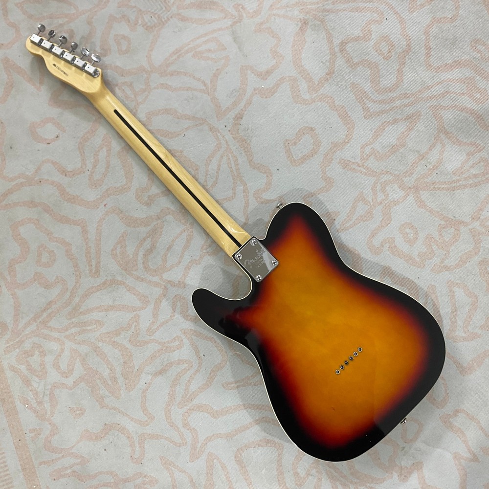 Retro Sunset Gradient TL Electric Guitar Gloss Solid Body Premium Build