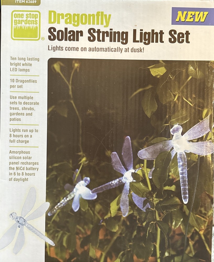 Dragonfly Solar String Light Set