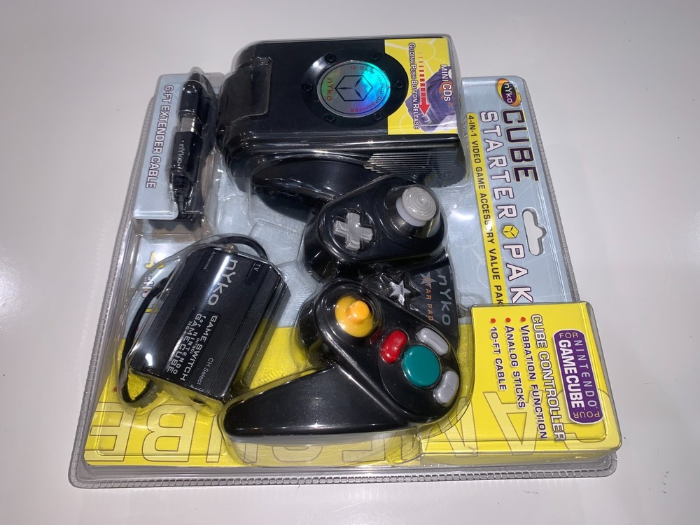 GameCube Starter Pak w/Controller (Brand New) + Power Supply + Video Cable Nice!