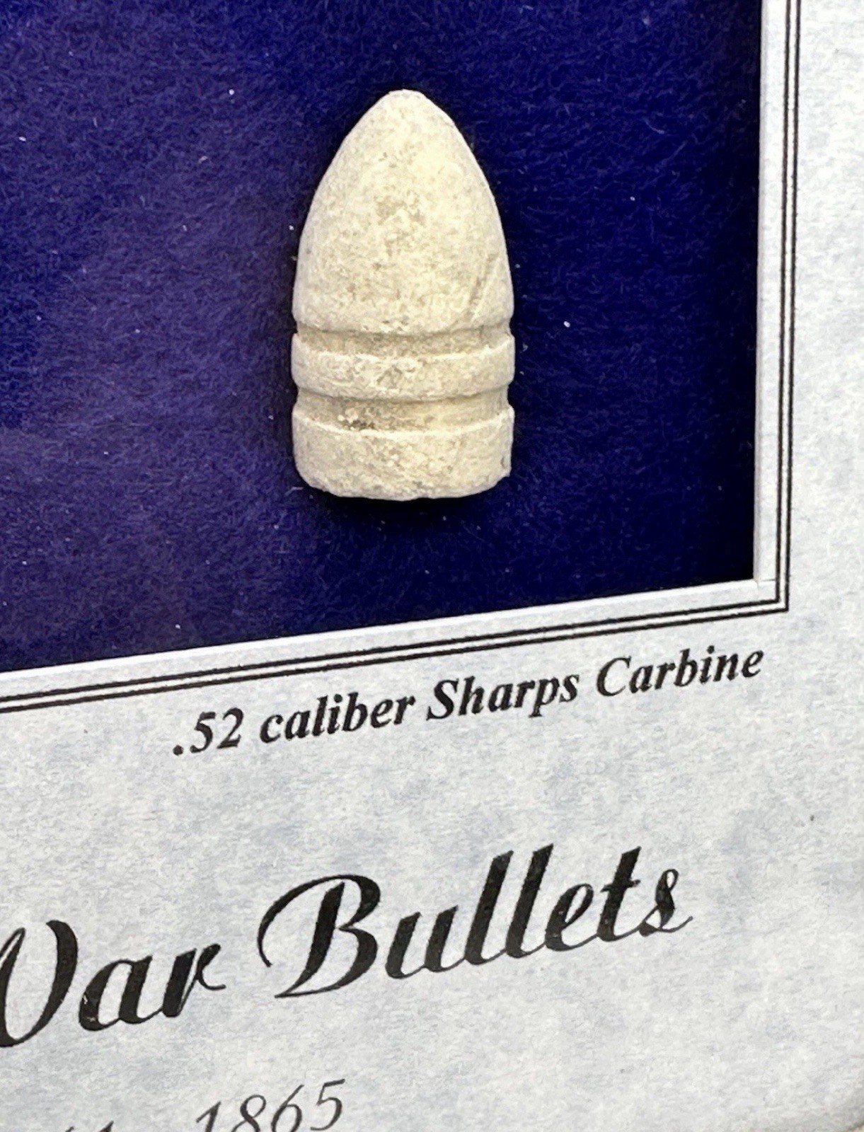 FOUR CIVIL WAR BULLETS .52 / .54 / .58 / .69 Calibers