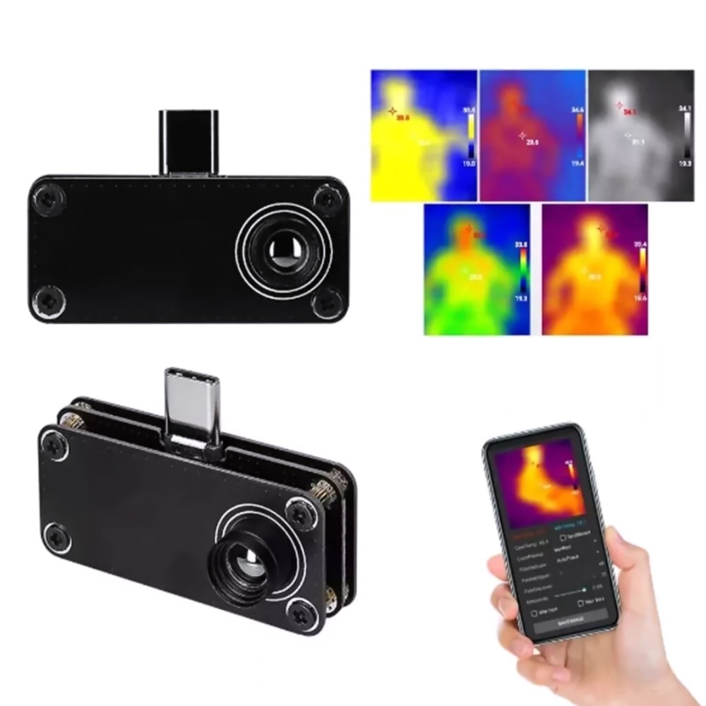 USB TypeC Thermal Imaging Camera for Android -20℃~1000℃ Tempreature Measuring