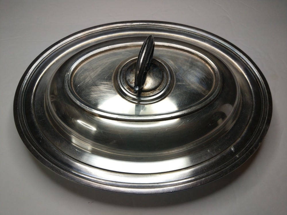 Silverplate Covered Dish Serving Lid H117 HALLMARK