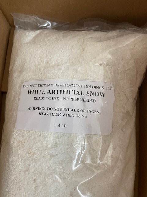 Artificial Plastic Snow