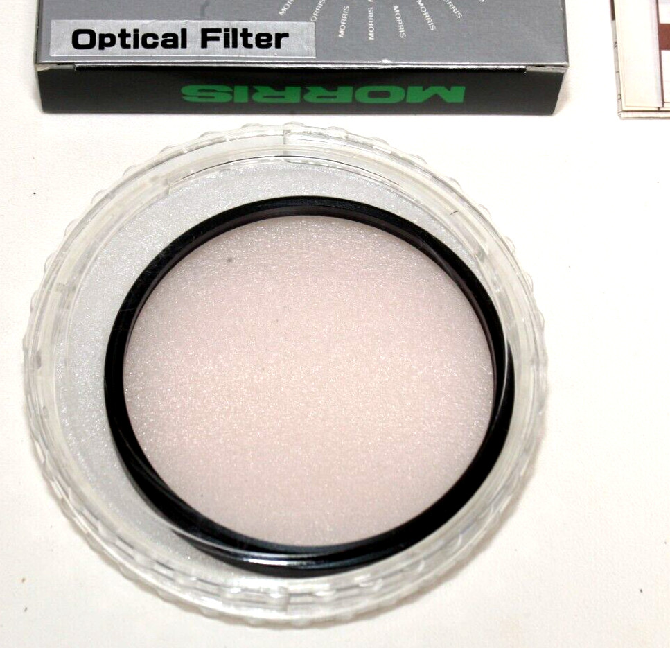 MORRIS 72MM -1A FILTER WITH STORAGE CASE AND INSTRUCTIONS