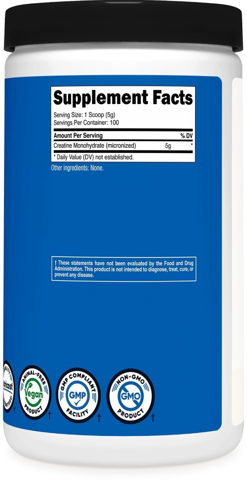 Nutricost Pure Creatine Monohydrate 500 Gram Powder