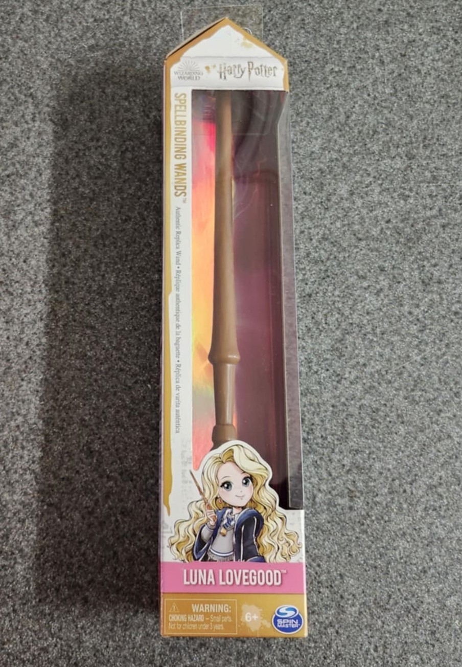 Wizarding World Harry Potter 12-inch Spellbinding Luna Lovegood Magic Wand