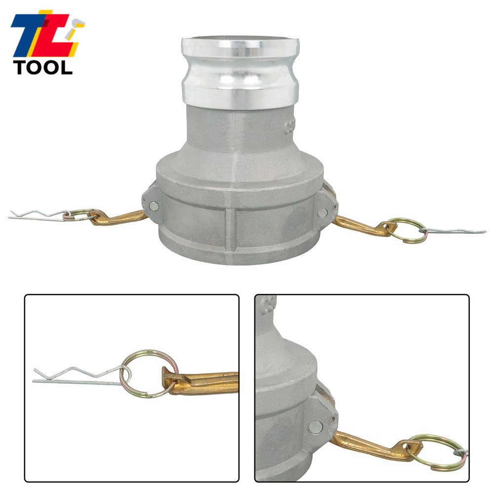 Type DA 4" to 3" Aluminum Camlock Reducing Coupling, Grooved