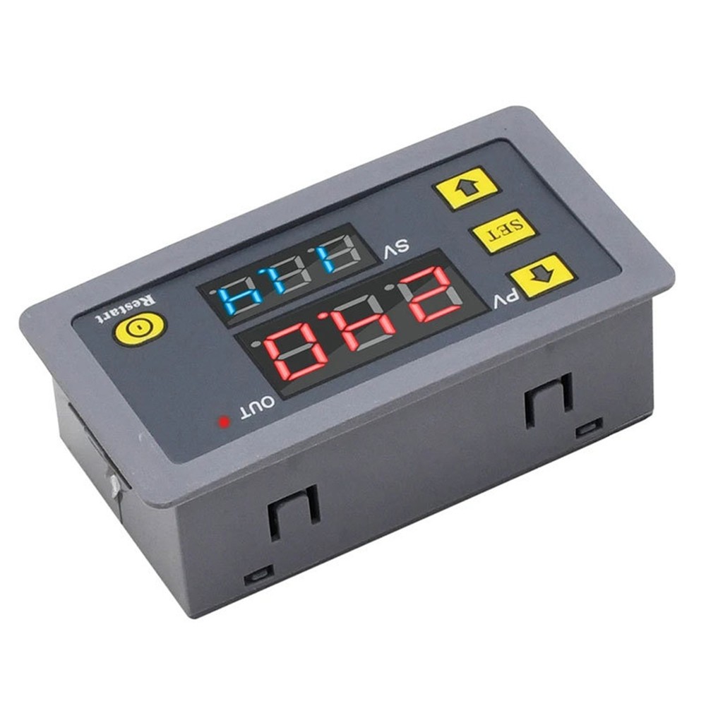 110220V Programmable Digital Time Relay Cycle Delay Module with LED Display