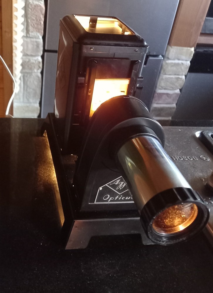 1950 Agfa Opticus First Model 35 mm Slide Projector