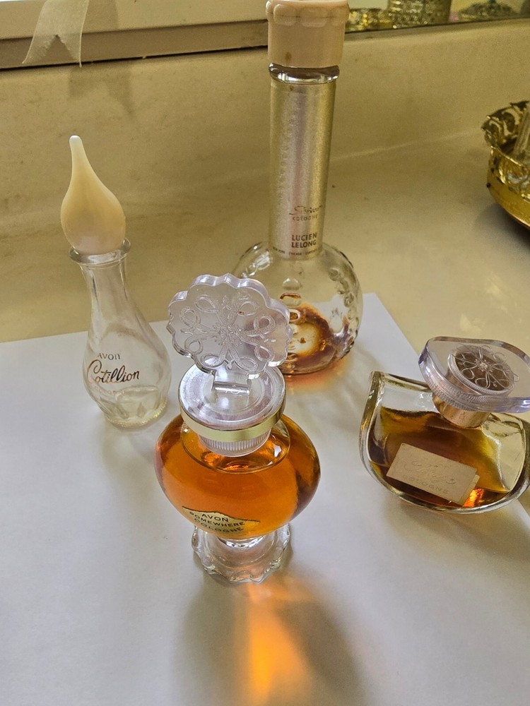 Vintage Lot 4 Perfume Bottles - Assorted Brands
