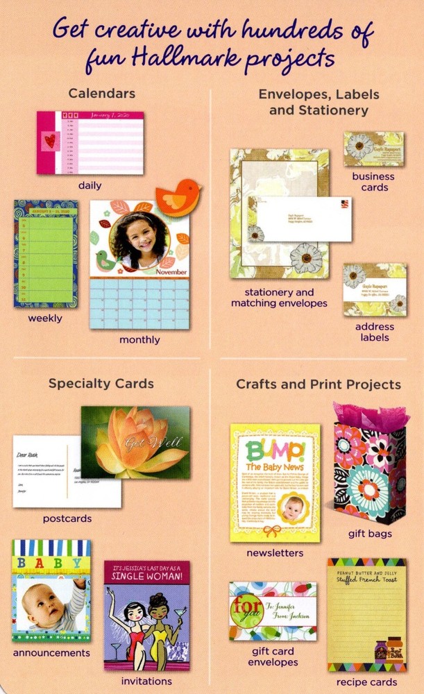 Hallmark Card Studio Deluxe - Card maker software for Windows