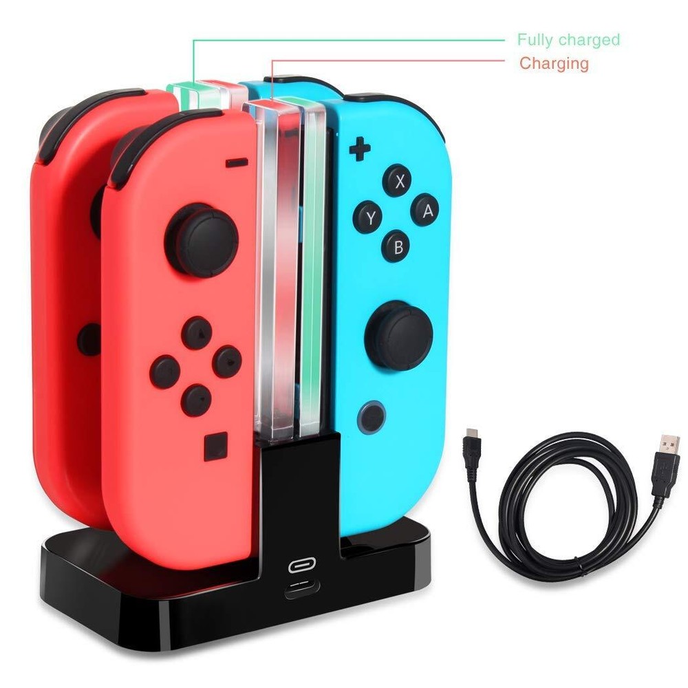 Switch Controller Charger for Nintendo Switch Joy-Cons Charging Dock Station