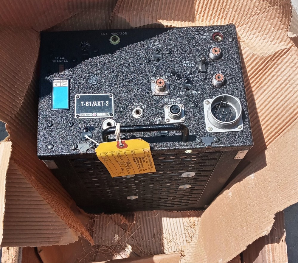 WWII Radio Transmitter - New In Original Box - T-61/AXT-2- Collectors Item!