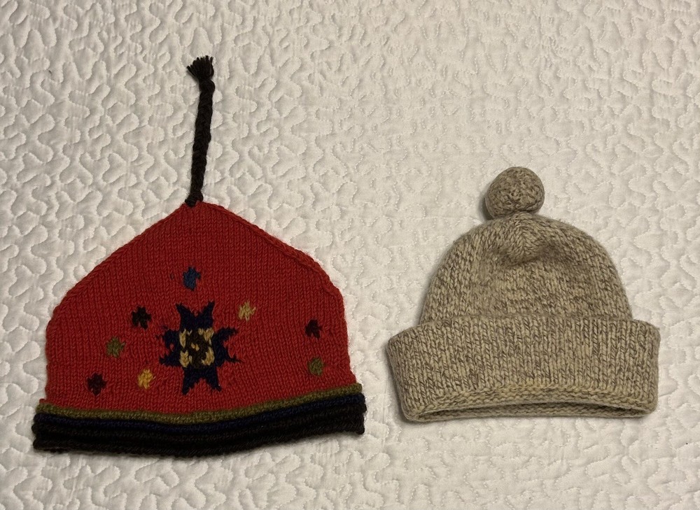 Newari & LL Bean Wool Ski Caps Beanies