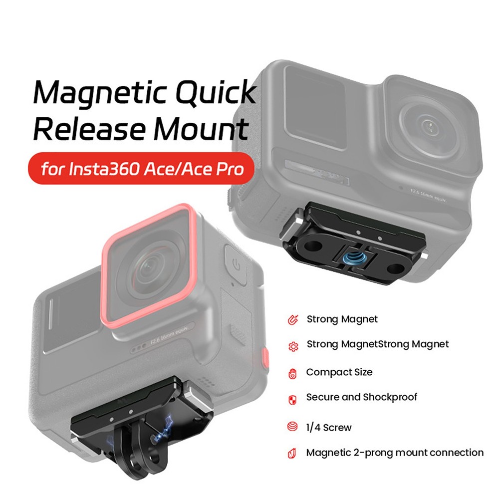 1 Pcs Camera Magnetic Quick Release Base Board Durable For Insta360 Ace Pro /Ace