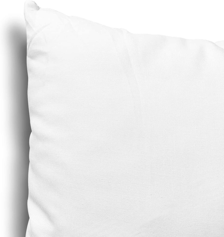 18x18 White Throw Pillow Insert Soft Polyester Down Alternative Washable