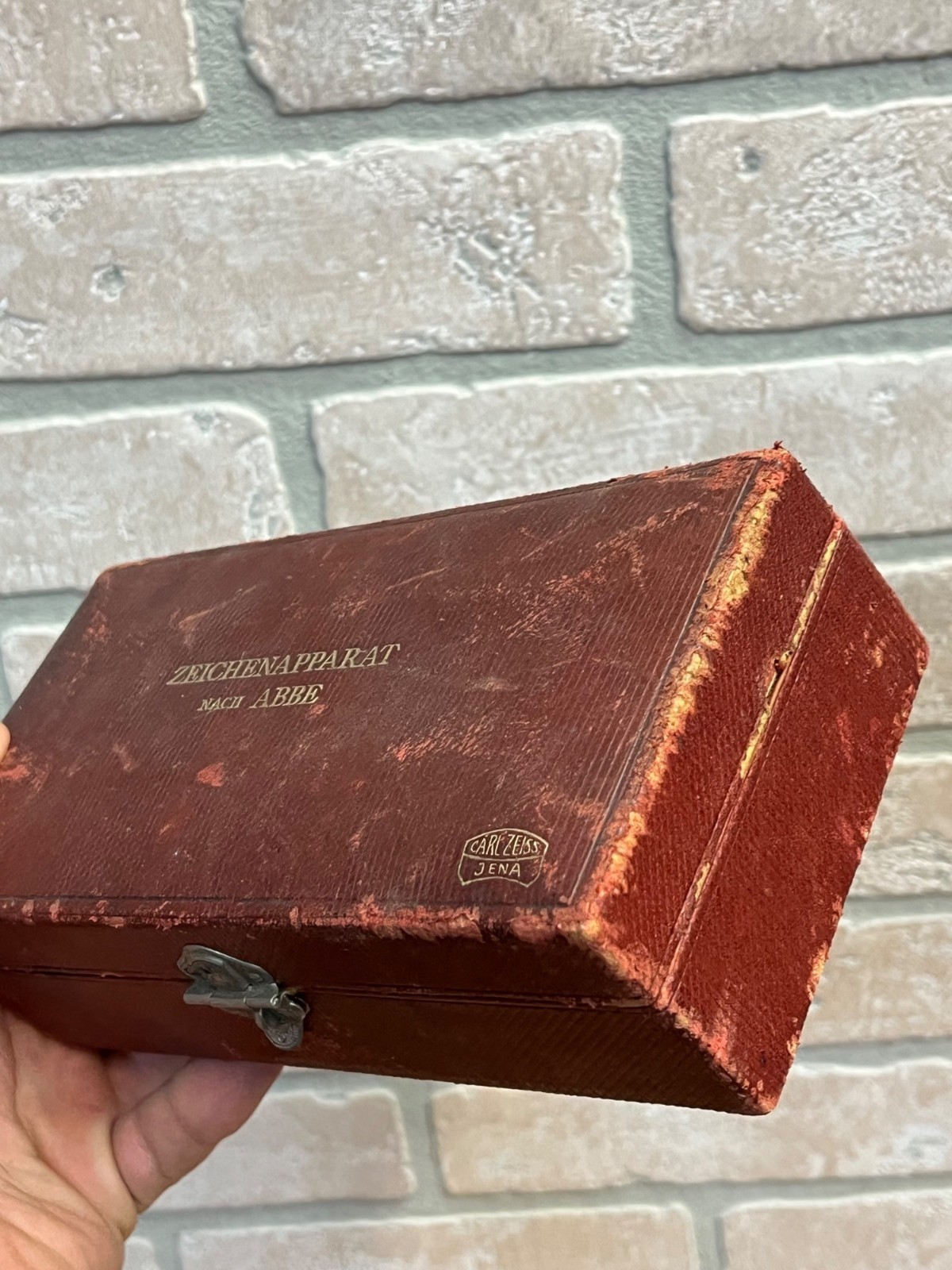 RARE Vintage Carl Zeiss Jena Camera Lucida Abbe's Drawing Camera - CASE ONLY