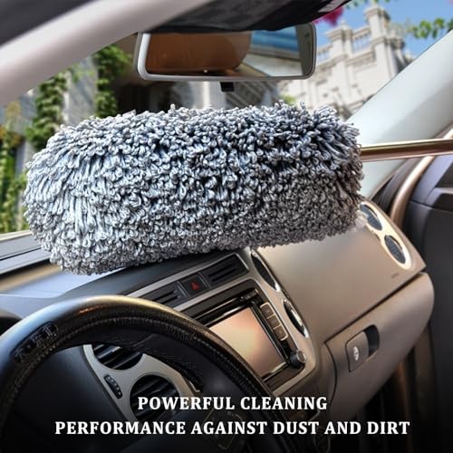 4 PCS Car Duster Kit, Microfiber Scratch Free Multipurpose Cleaning Duster