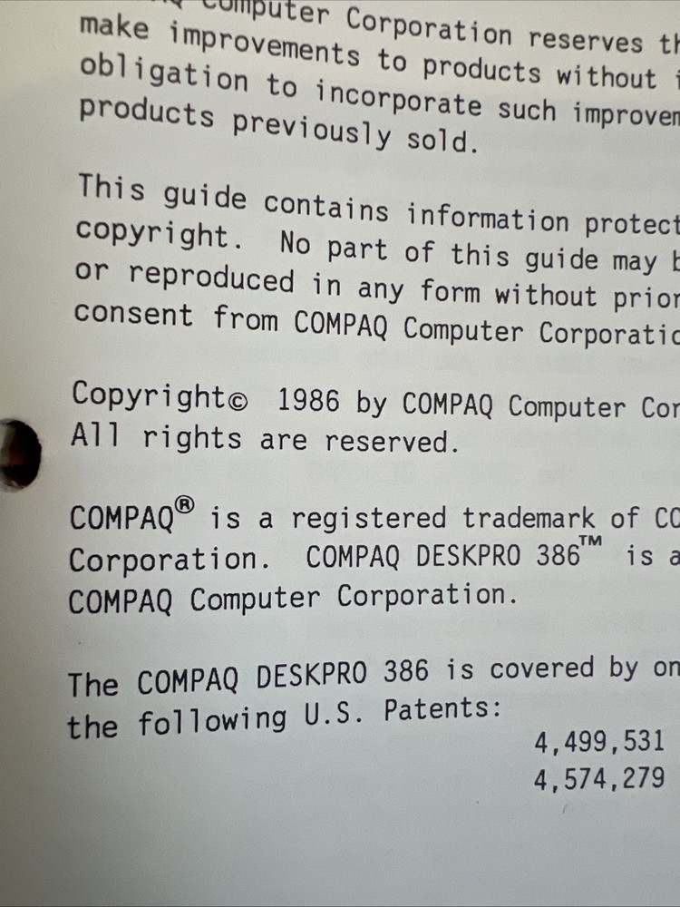 Compare Deskpro 386 Guide Vintage 1986 Ms-dos Basic Binder Reference Technical