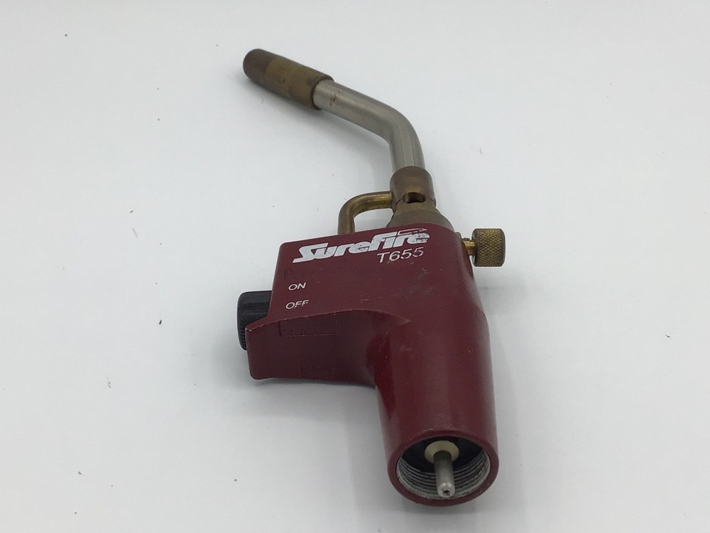 Surefire T655 Propane Torch Piezo Ignition For Easy Lighting Adjustable Flame Co