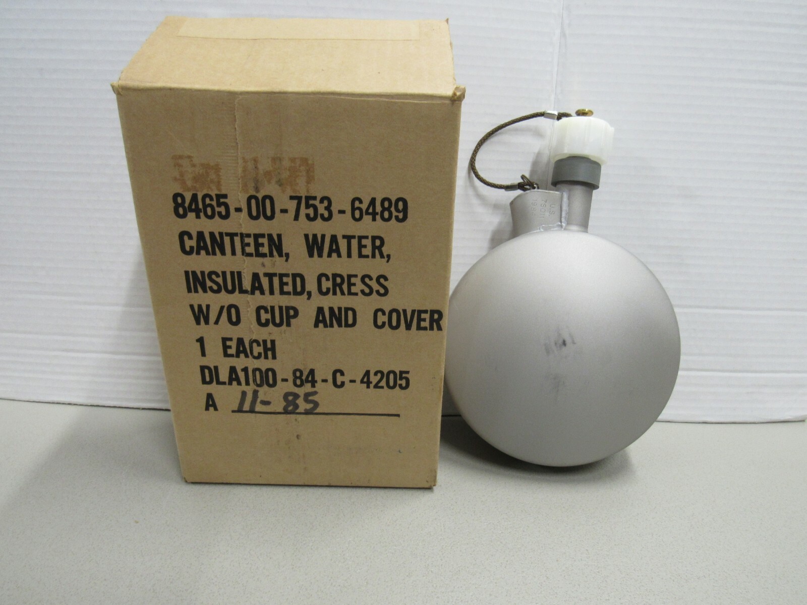 US Military Insulated Arctic Canteen Cold Weather CRESS 1984 Dated New Old Stock