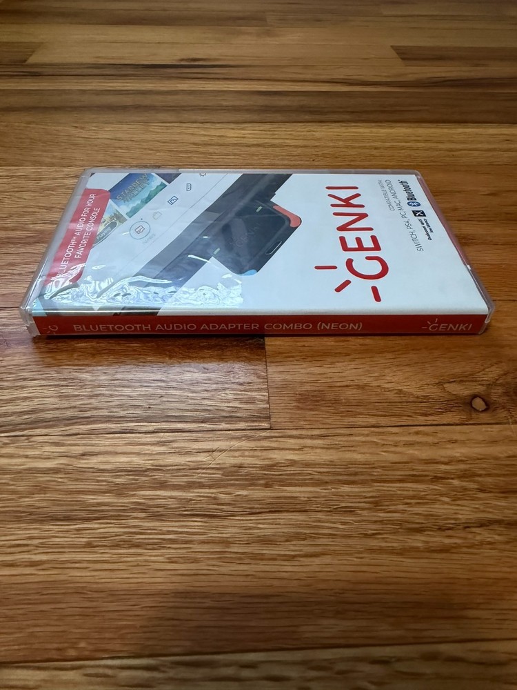 GENKI Bluetooth 5.0 Audio Adapter COMBO for Nintendo Switch, PS4, MAC, Android