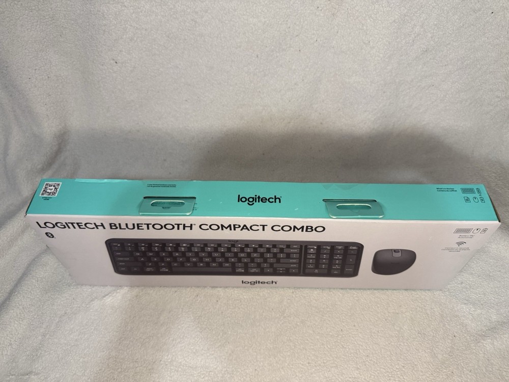 2pk - Logitech Bluetooth Compact Wireless Keyboard & Mouse Combo - mk250 - BLACK