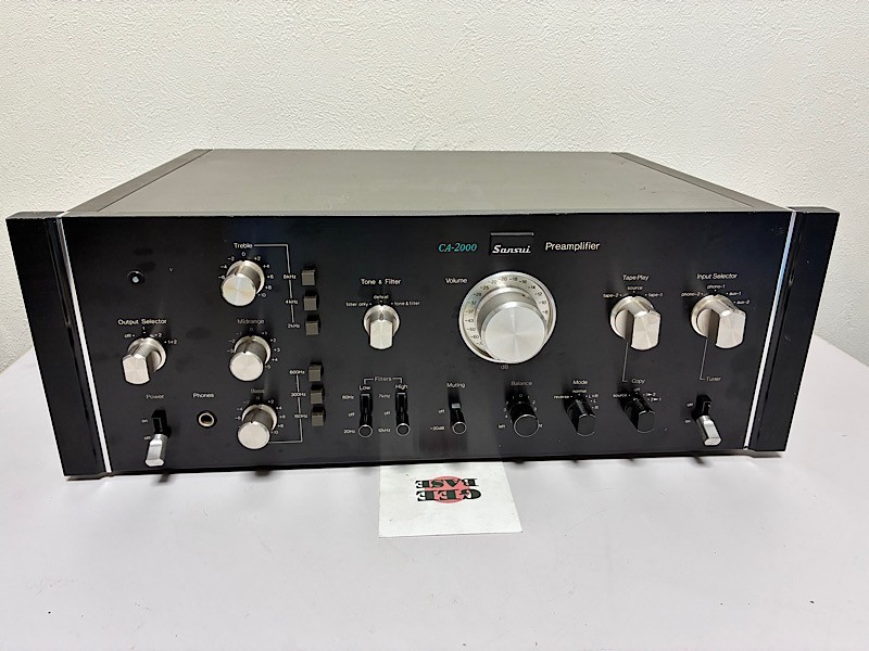 Sansui CA-2000 Preamplifier Control amplifier (transistor) Vintage Working F/S