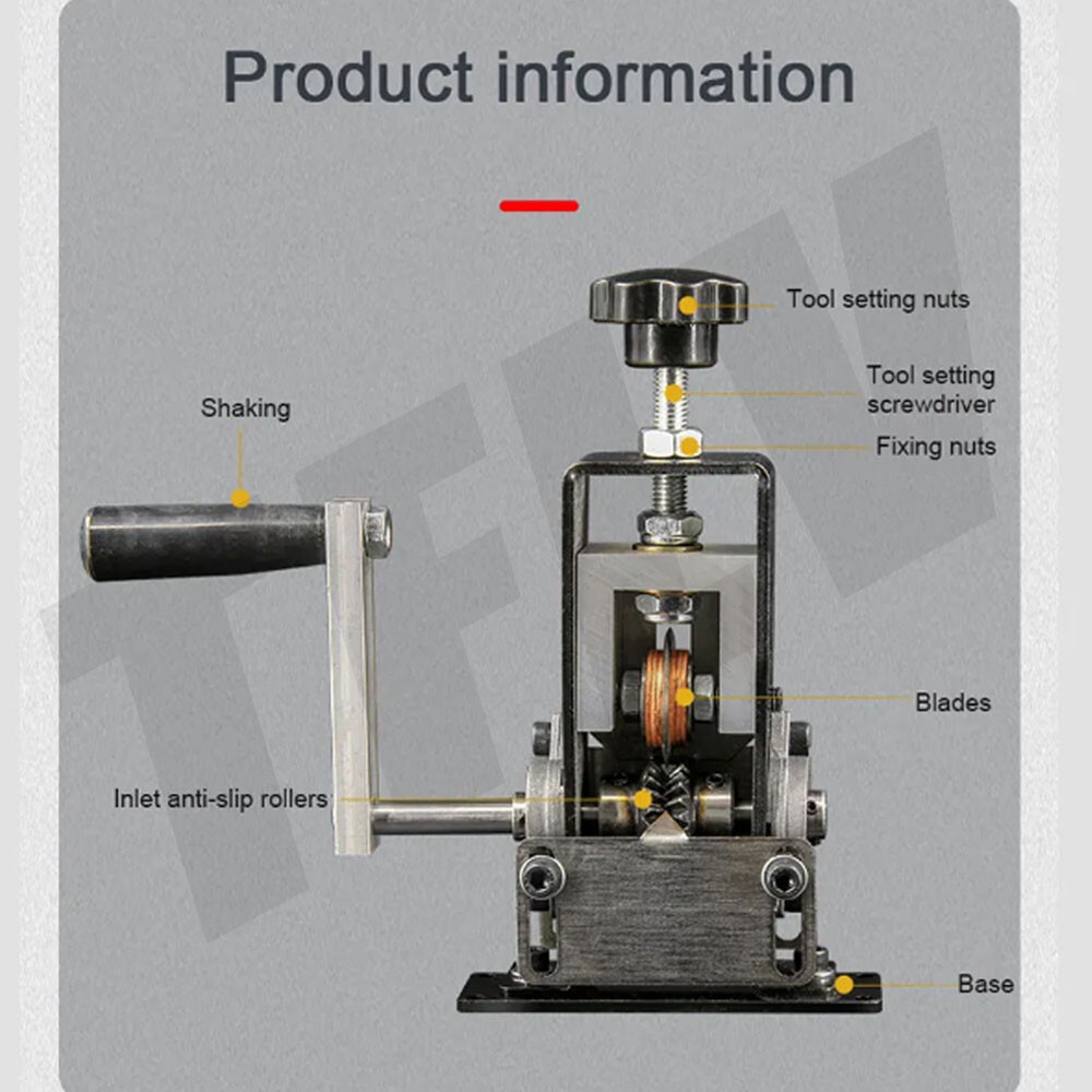 Small Scrap Copper Wire Peeling Stripping Machine