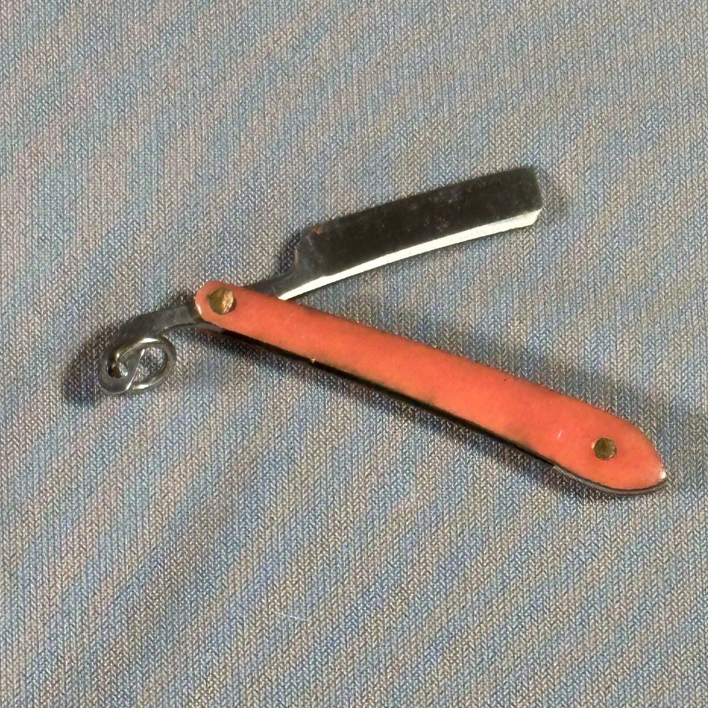 Vintage Chatelain Micro Miniature Straight Razor