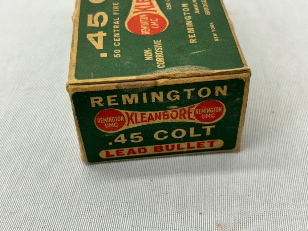 Vintage Kleanbore .45 Caliber Empty Ammo Box