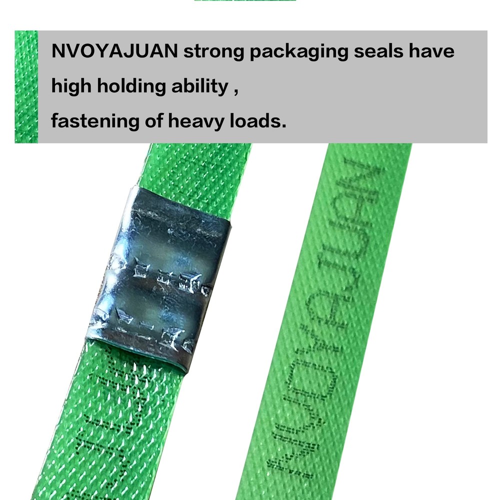 100 Pcs Open Seals for 1/2" Strap Width Strapping Metal Clips Packaging Pallet