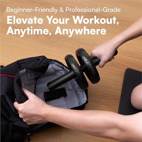 Ab Roller Wheel For Abs Workout - Abdominal Core Exercise Equipment With