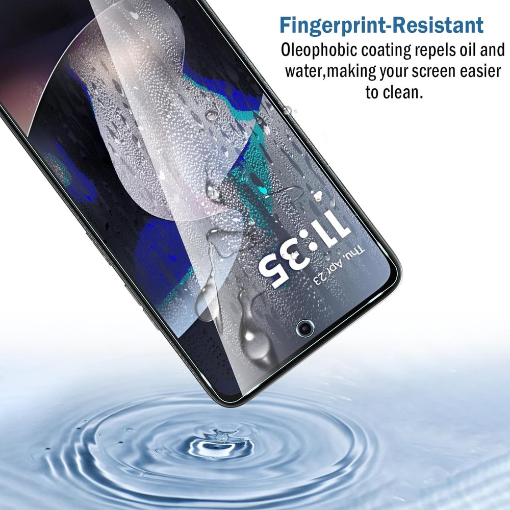 2+2 Pack for Moto G 2026/2025 Screen Protector with Camera Lens Protector