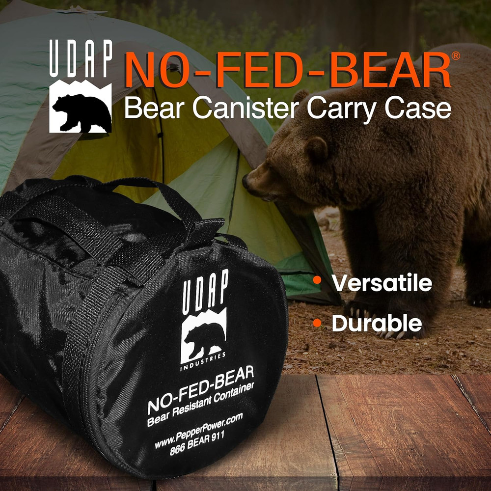 UDAP Bear Resistant Canister Carrying Case Only, BCC