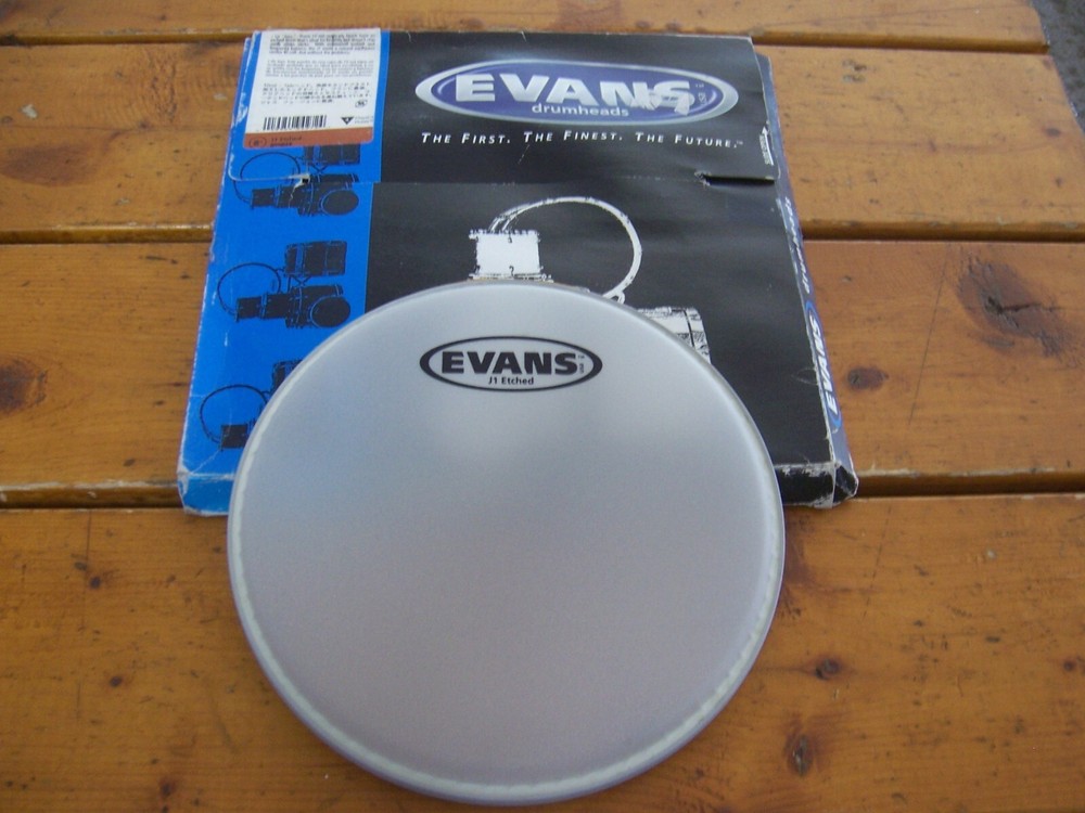 8" Evans E08J1 J1 Etched Single Ply Drumhead