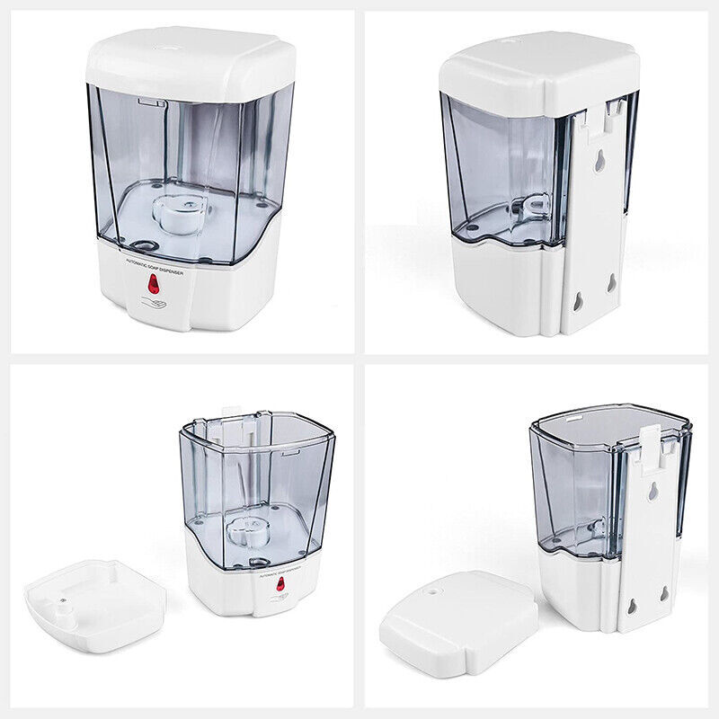 700MLAutomatic Liquid Soap Dispenser Handfree Touchless IR Sensor Wall Mount