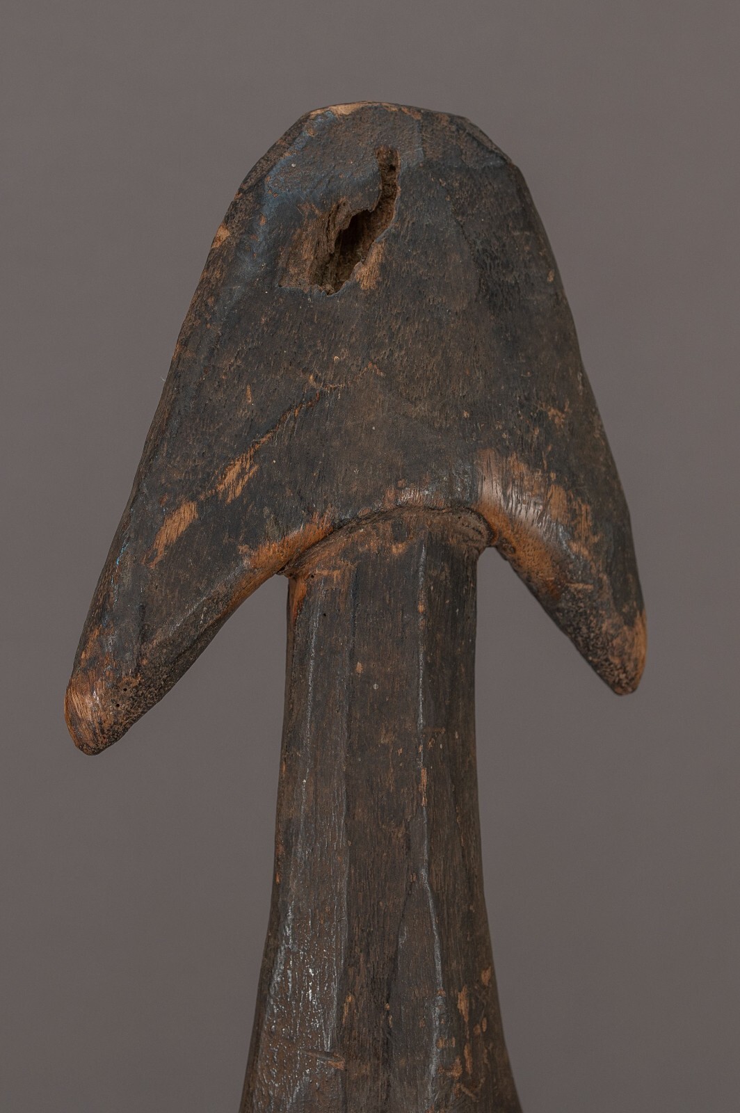 ANTIQUE OCEANIC POLYNESIAN PAPUA NEW GUINEA CARVED ITAMUL MIDDLE SEPIK FOOD HOOK