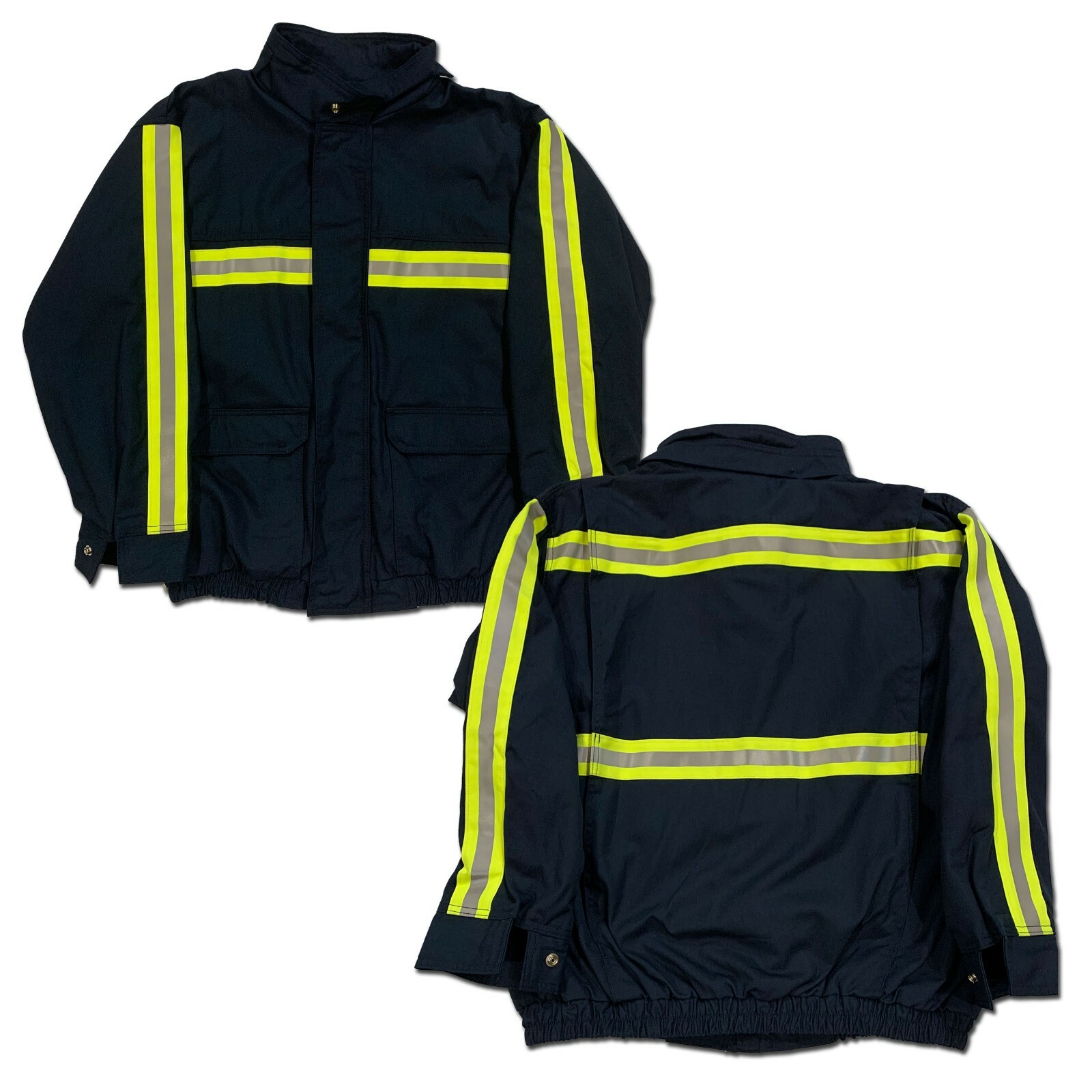 Red Kap Bomber Jacket Hi Vis Heavyweight Reflective Enhanced Vis Work Uniform