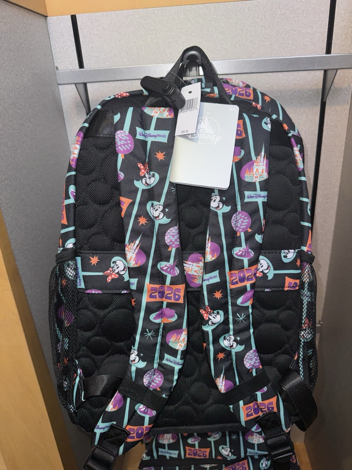 2026 Disney Parks Mickey Mouse and Minnie Mouse Backpack BNWT