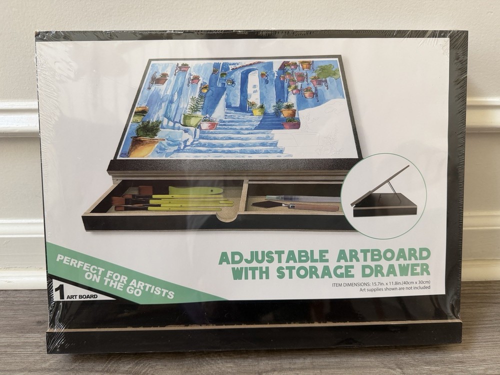 Adjustable Artboard With Storage Drawer