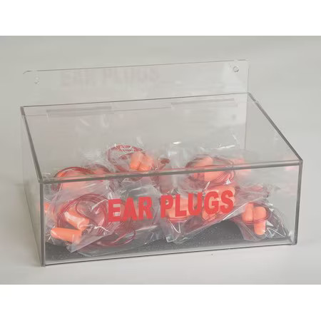 Reusable Ear Plugs With Dispenser, Wall Mount, Capacity: 100 Pairs, 3Tcn6