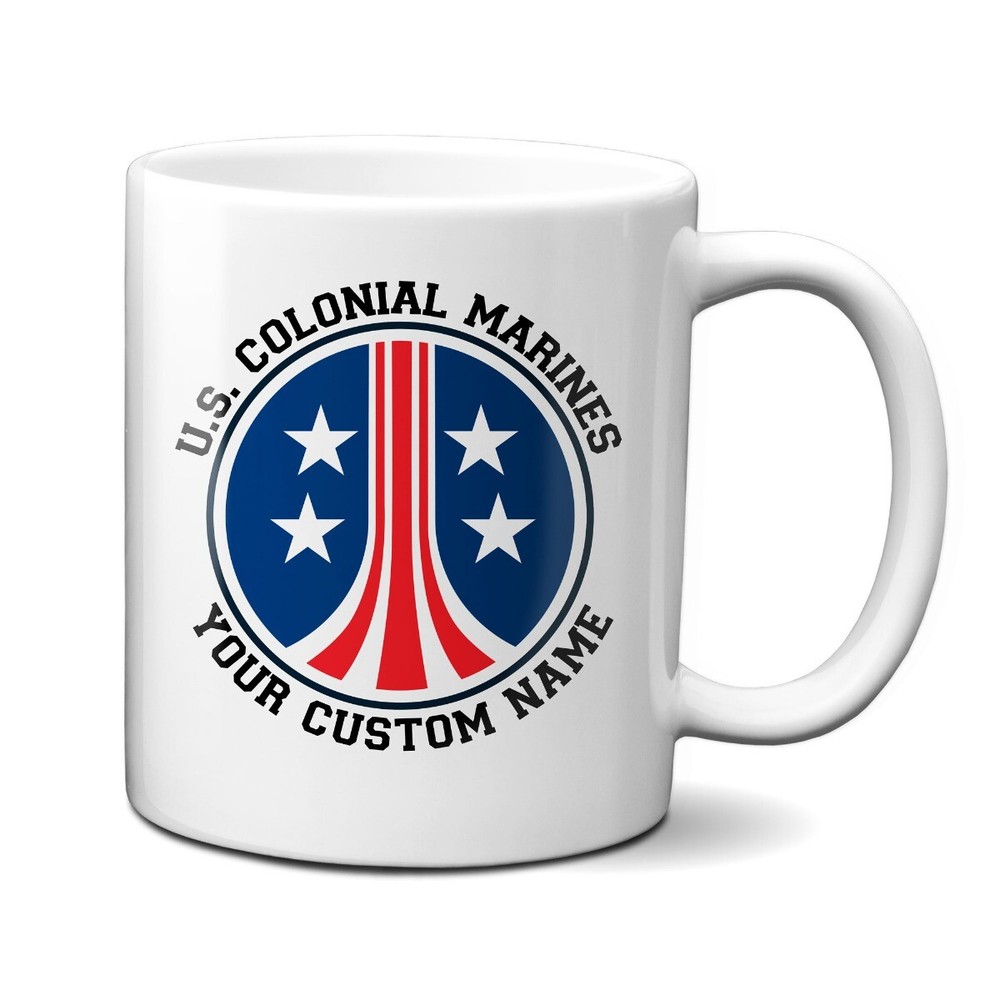 USCM Colonial Marines Custom Name Mug