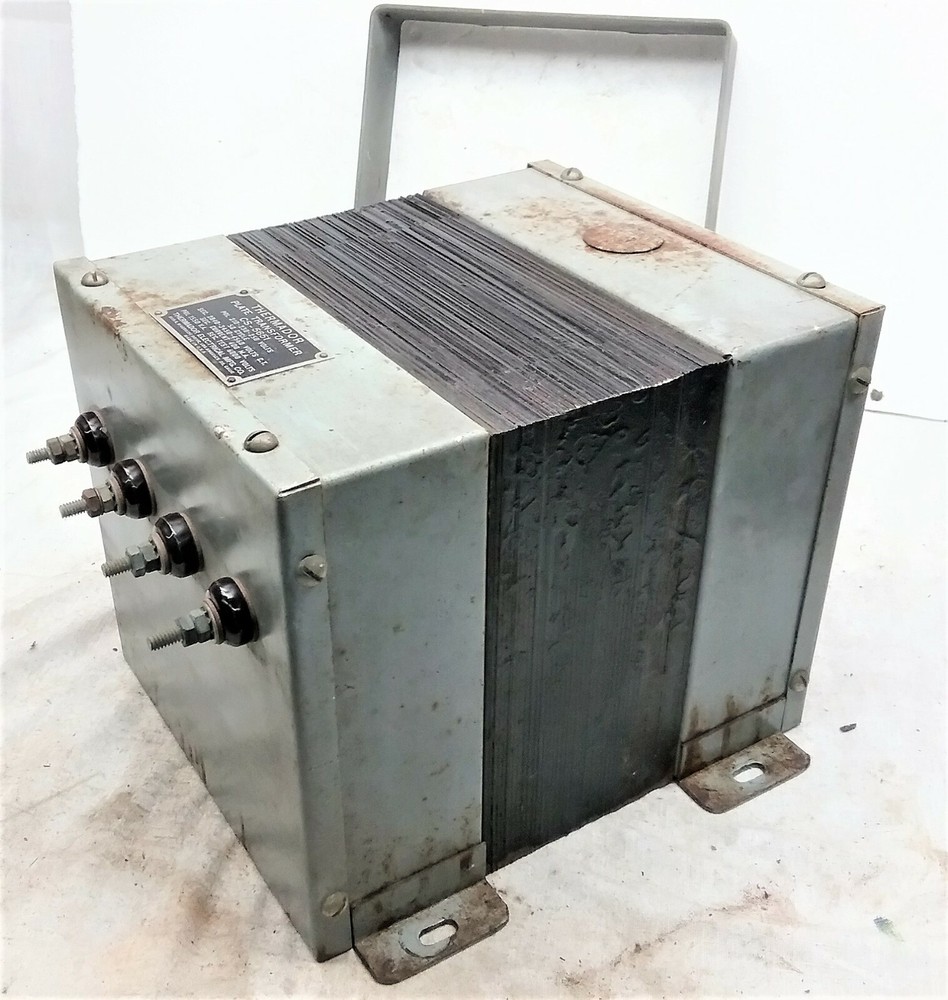 1 THERMADOR PLATE TRANSFORMER 210-230-250 V @ SEC 2840 - 3450 - 4560 VOLT C.T