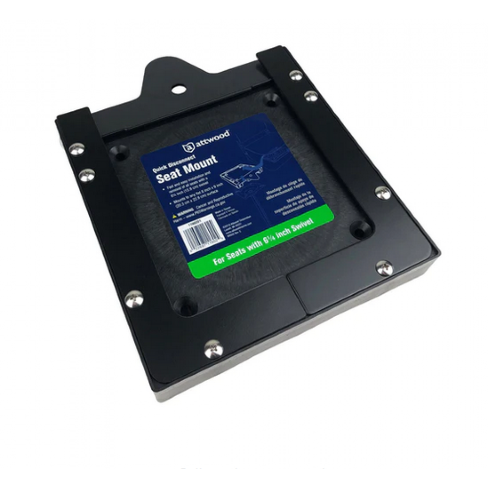 Attwood 11602D1 Engineered Plastic Quick Disconnect Seat Mount