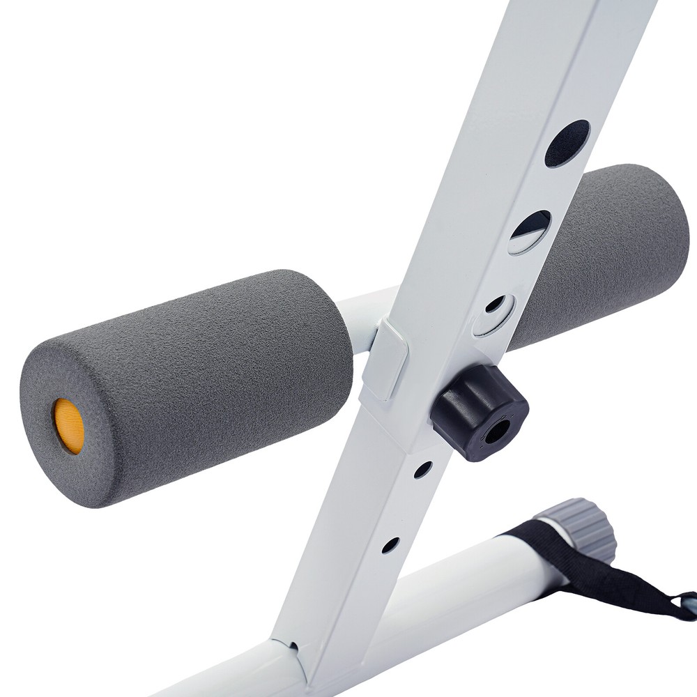 Ab Exercise Bench Abdominal Workout Machine Foldable Sit Up Bench W/ LCD Display