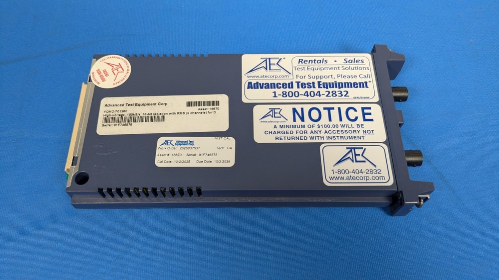 Yokogawa 701260 High Voltage Isolation Input Module